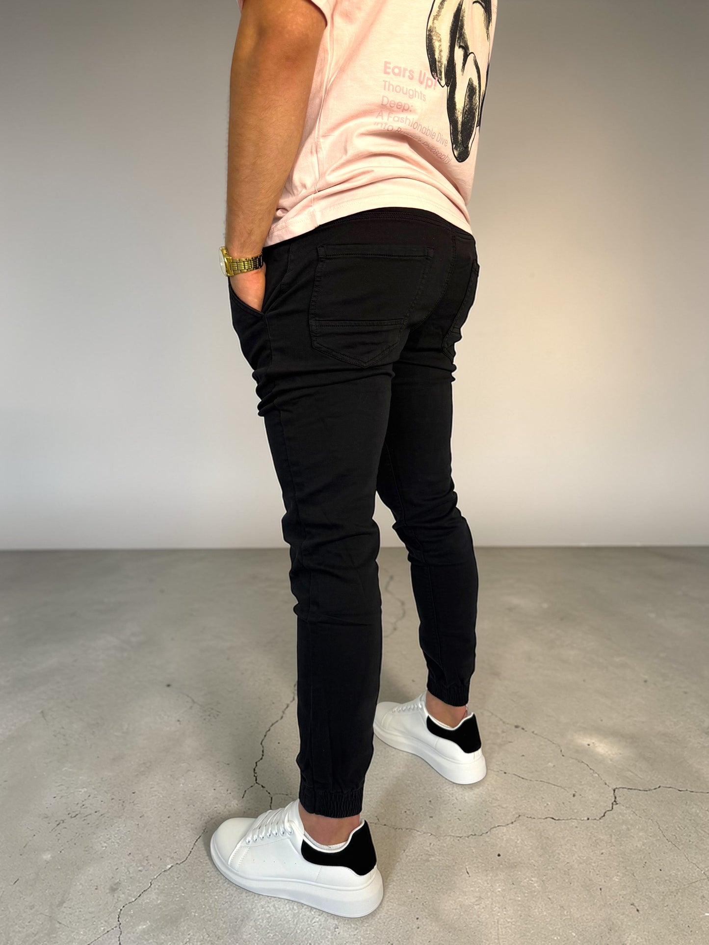 GENTLEMAN "EVERYDAY" Black Trousers