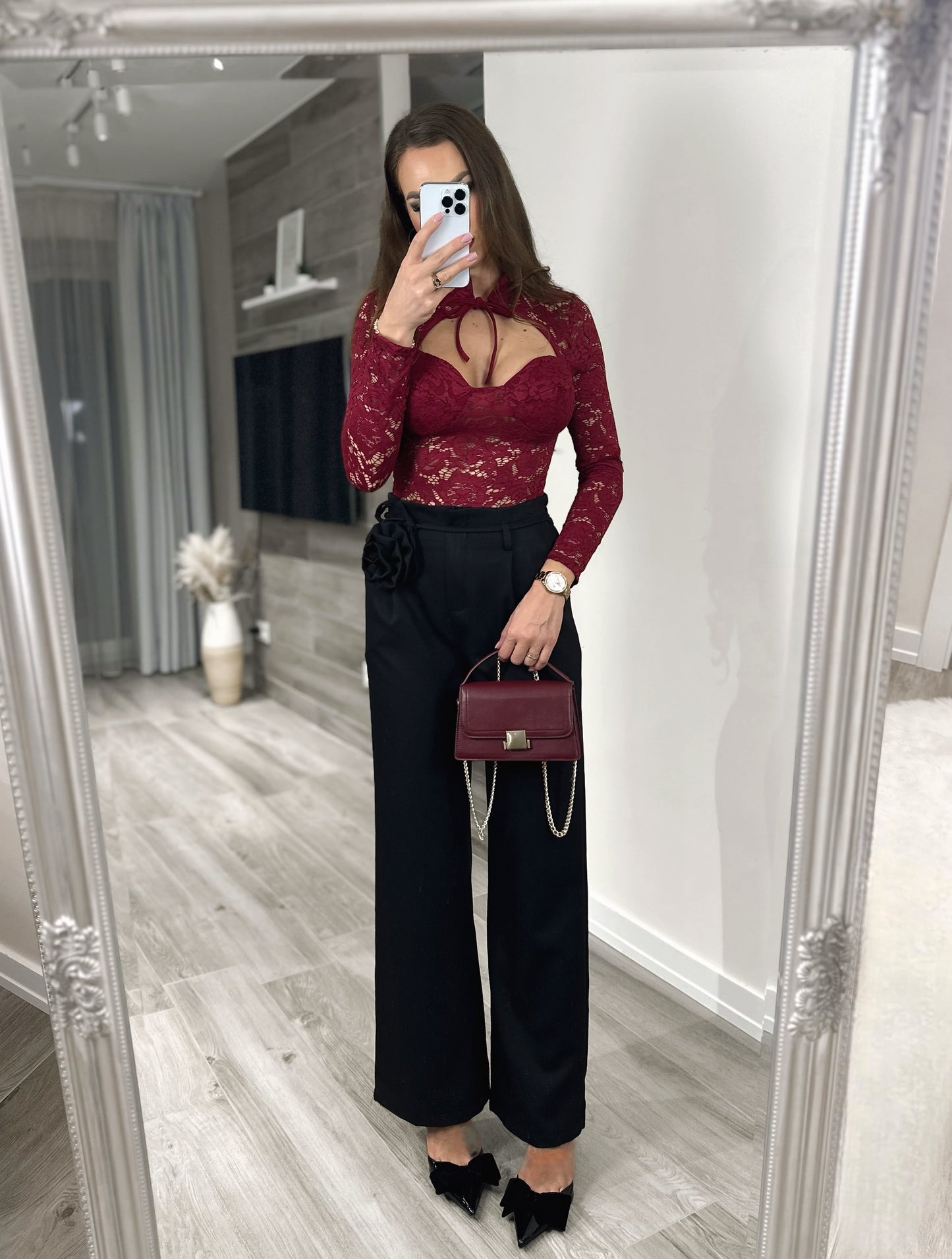 ‘Lace Lover’ bordó body