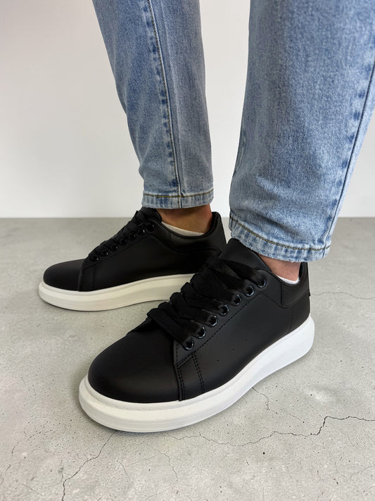 GENTLEMAN "Monochrome" fekete  cipő